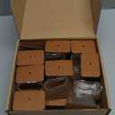 Chair Leg Floor Protectors Rectangle for Hardwood Floors Silicone Caps Covers