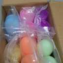 MGparty 72 Easter Glow Eggs with 108 Mini Glow Sticks for Kids Glow-in-The-Dark Easter Egg Hunt, Easter Basket Stuffers Fillers, Party Favors, Classroom Prizes, and Game Supplies