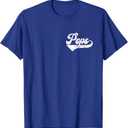 Mens Pops Vintage Retro Father's Day for Papa Grandpa T-Shirt, Royal Blue, 2XL 