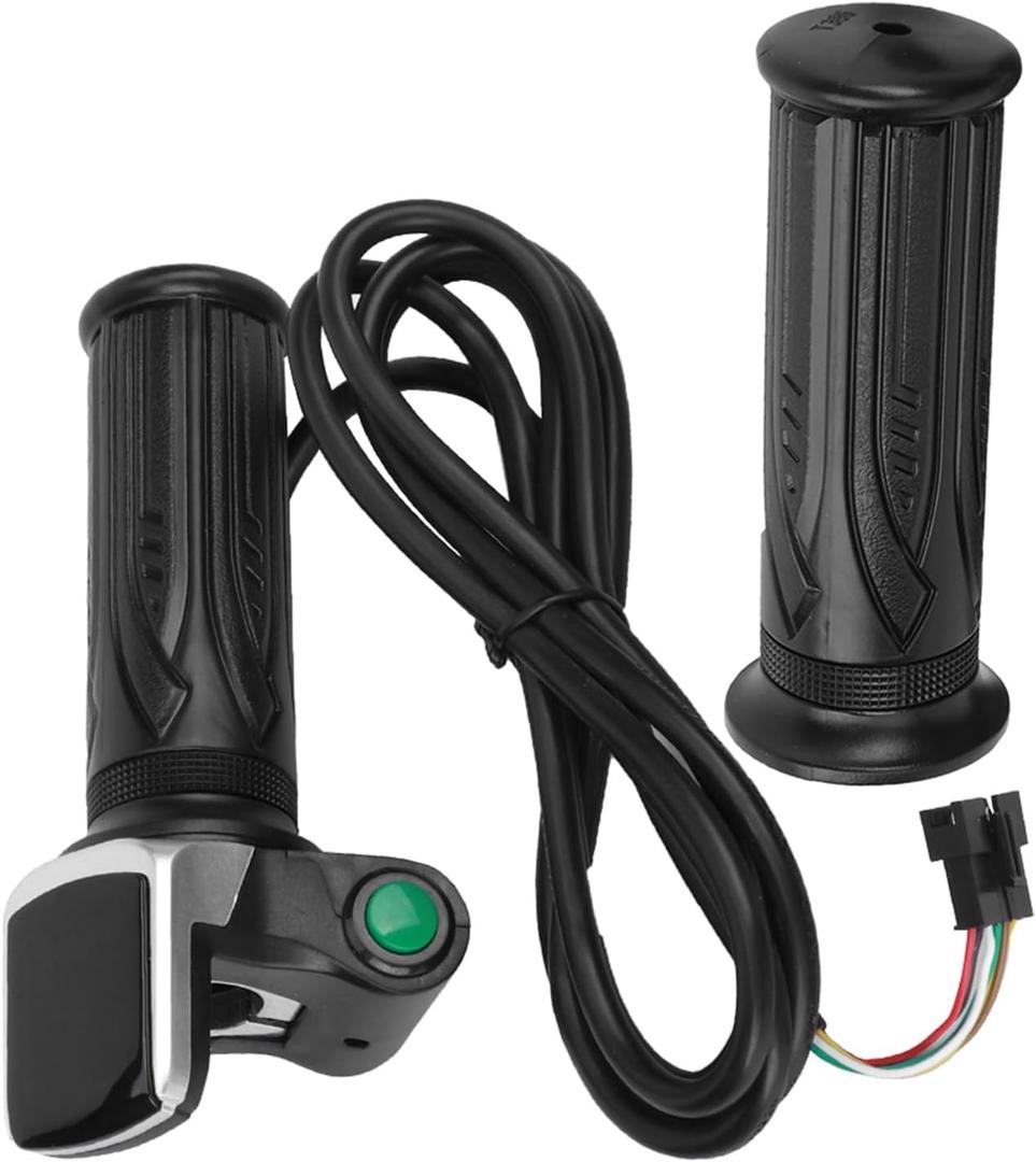 E Throttle 6 Cores, Electric Throttle Twist Grip with Lcd Display for Electric Scooter (36V)