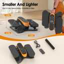 HOMGIM Under Desk Elliptical Machine - Quiet Motorized Leg Exerciser with Smart Remote, 12-Speed Manual Programs Auto/3 Auto Programs LCD Display & Bidirectional Motion for Home/Office
