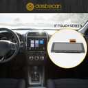 Dasbecan 8" Touch Digitizer LCD Screen with 2 knobs Compatible with 19-21 Mitsubishi Outlander Sport Mitsubishi ASX Replaces 8740A040 8740A130 8740A076 Glass