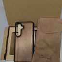 Carveit Wood Case for Galaxy S25 Case 2025 [Natural Wood & Black Soft TPU] Shockproof Protective Cover Unique Wooden Design Compatible with Samsung S25 (Natural Wood-Walnut)