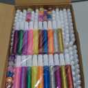 Resurhang 300 Pcs Glitter Glue Pens Bulk 10 Colors Rainbow Glue Stick for Crafts Valentine's Day Classroom Gift Back to School Supplies for DIY Arts, Projects Scrapbooking, Cards Decorating Supplies