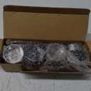 1.98" Bearing Protectors, Chrome Wheel Bearing Helper Compatible with Most 2000 or 3500 Pound Axle for Boat, RV, Snowmobile, ATV and Utility Rrailers, Prevent Bearing Failure - 4pcs