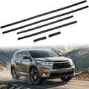 6Pcs Center Roof Drip Weatherstrip Molding Left & Right Compatible with Toyota Highlander 2009-2014, Roof Weatherstrip Trim Molding, Replaces# 75552-0E030 75551-0E030 75597-0E030 75596-0E030