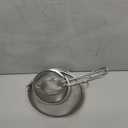 3Pcs Super Wire Extra Fine Mesh Strainer with Handle, Small Medium Large Size Sifter Metal Strainer Set, Stainless Steel Sieve Fine Mesh Strainers for Kitchen Rice Juice Quinoa Food Flour Baking YLYL