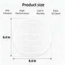 4 Pack Nail Dust Collector Replacement Filter, Compatible with MelodySusie HPro & SProR, Reusable Filters for Nail Dust Vacuum Machine, Round Shape