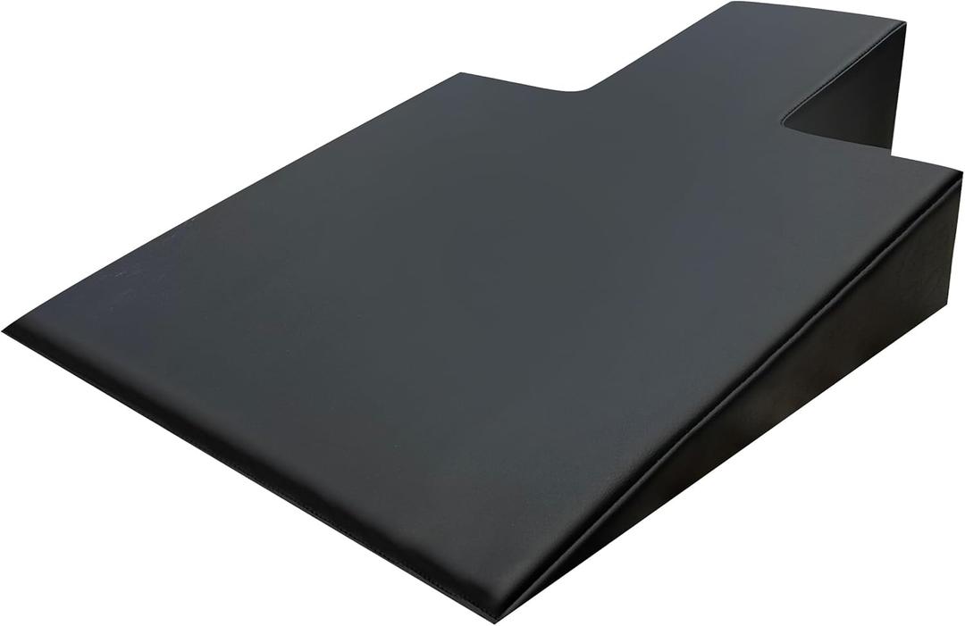 Large Upholstered Wedge for Pilates Reformer Machine, Fitness Equipment for Pilates, Pilates Reformer Accessories for Floor Exercises, Ideal for Home Pilates and Studio Use