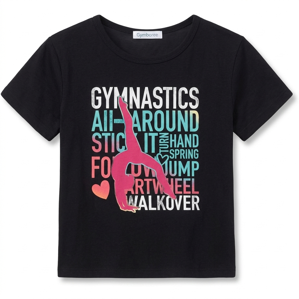 I Am A Gymnast Gymnastics Girls Boys Women Men Retro Sports TShirt (16-18)