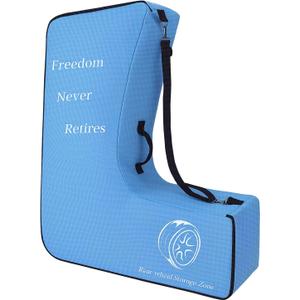 Carbon Ultralight Rollator Walker Travel BagPacking Bag-Ultralight, Durable, Portable Adjustable Shoulder & Hand Straps | Fits All Models for Carbon Fiber Walker,Carbon Rollator Accessory (Blue)