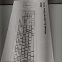 Wireless Keyboard and Mouse Combo, Full-Size Silent Ergonomic Keyboard and Optical Mouse, Long Battery Life, 2.4GHz Lag-Free Cordless Mice Keyboard for Computer, Mac, Laptop, PC, Windows (Black)