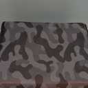 Heated Cat House for Outside, Insulated Weatherproof Heated Outdoor Cat House with Waterproof Eaves & Escape Door, Elevated Outdoor Cat Shelter for Feral Stray Cat (Black Camo, 25.6"x16.5"x18")