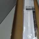 LazBlinds No Drill Light Filtering Cellular Shades, 32" W x 48" H, White