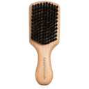 GranNaturals Soft Boar Bristle Slick Back Hair Brush - Hairbrush for Smoothing, Fades, Beards, 360 Waves to Style, Polish, & Lay Down Hair to Create a Sleek Ponytail Bun Hairstyle for Women & Men