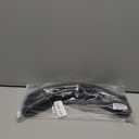 Nappa Leather Car Steering Wheel Cover for Men Women, Ultra-Thin Non-Slip Breathable Microfibre, Universal for 14.5"-15" Steering Wheel - Black