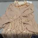 GRACE KARIN Women's Sequin Dress - Wedding Guest & Mother of The Bride Formal Dress - Two Piece Knee Length , Size S