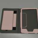 Lainergie 6in Tablet Case with Stand and Hand Strap,Incompatible with Old Version, Durable Synthetic Leather Cover with Auto Sleep Wake, Pink