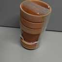 Orceler 4 Inch Terracotta Pots with Saucer - 6 Pack Small Clay Plant Pots with Drainage Holes, Flower Pots with Tray, Terra Cotta Pots for Indoor Outdoor Plants, Crafts, Wedding Favor