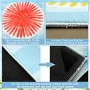 Breling Classroom Carpets Playmat Rugs 6x9 ft Kids Classroom Rugs with Rubber Backing Circles Children's Seating Nursery Play Mat for Preschool Elementary Playroom Kindergarten
