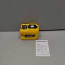 Azocek 220W Power Inverter Compatible with Dewalt 20V Battery, DC 20V to AC 110V Portable Power Station with 1 AC Outlet, 2 USB Ports & 1 Type-C Fast Charging, 400LM LED Work Light (Yellow)