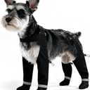 Dog Boots with Adjustable Suspender, Anti-Slip Dog Shoes, Waterproof Paw Protector for Rainy, Snowy, Hot Pavement, Small