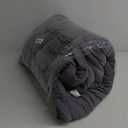 100% Viscose Made from Bamboo Comforter for Hot Sleepers- Breathable Cooling Silky Soft Duvet Insert King Size-with 8 Corner Tabs- All Season Comforter (102x90 Inches, Grey)