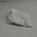 6ft Long White Table Skirt for Rectangle Tables Decorations - Wrinkle Resistant Polyester Pleated Table Skirting Desk Skirt for Office Baby Shower Birthday Party Wedding Banquet (72" x 30" (Rectangular))