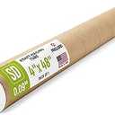 4x48 inches Reinforced Kraft Paper Tube, Pack of 1 Tube with 2 Lids, USPS Approved Poster Tube Safe, Cardboard Tube Made in USA for Shipping and Storage