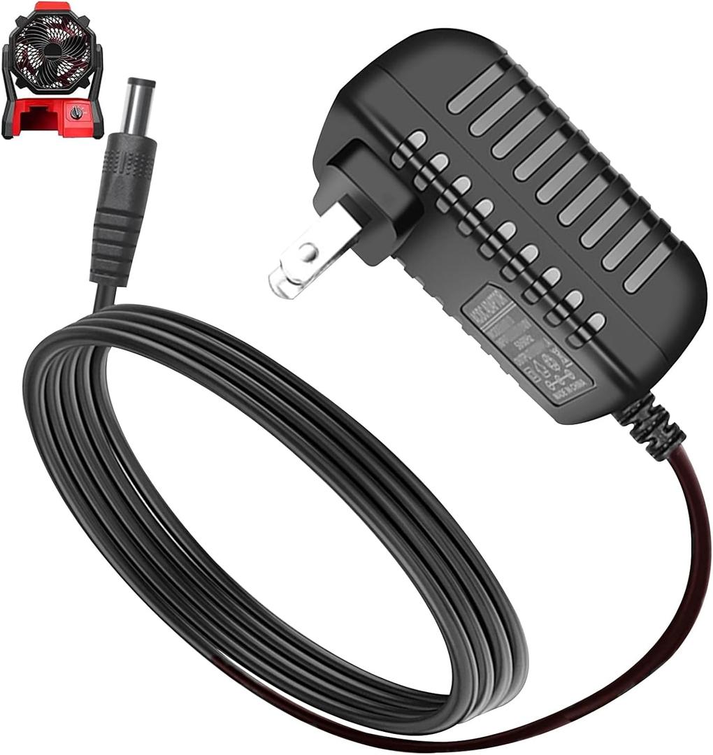 23-81-0701 Class 2 Power Adapters Replacement for Milwauke-e M18 Jobsite Fan Charger, 18V Power Cord with 6.5 Ft for Milwauke-e M18 Fan