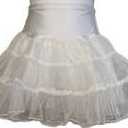 Children's White 1950's Style Little Girl's PETTICOAT CRINOLINE SLIP