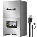 DEWENWILS 300W Low Voltage Landscape Transformer, Outdoor Low Voltage Transformers with Photocell Sensor & Timer, 120V AC to 12V/15V AC Waterproof, Landscape Lighting Transformer for LED Lighting