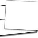 Desktop Publishing Supplies 80lb White Half Fold Greeting Cards & Envelopes - Paper Measures (11" X 8 1/2") and Half Folds to (5 1/2" X 8 1/2") - 100 Cards with Envelopes, Inc. Brand