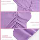 Kids Girls Ballet Wrap Tops Long Sleeve Crop Dance Sweaters for Leotards (9-10 Years)