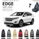for 5dfd54f4d5 Custom Fit Car Seat Covers, Black
Premium Leather Full‑Coverage Protectors, Anti-Scratch, Waterproof & Easy‑Clean, Breathable, Airbag Compatible, Full Set