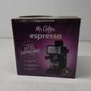 Mr. Coffee 4-Shot Steam Espresso Cappuccino and Latte Maker with Stainless Steel Frothing Pitcher