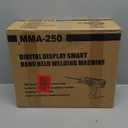 Runtoo Handheld Welder, Welder Machine 110V Hand Held Welder Gun 20-250A, 30 PCS Rods Portable Welding Machine, 1/16"-1/8" Stick Welder, 2-in-1 MMA IGBT Inverter ARC Welder with Digital Display