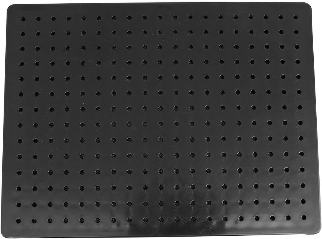 LQ Industrial Painting Stand Base 20 x 15.2x2.4cm(7.87x6x0.94inch) Color Clip Base Model Holder 14 x 19 Holes Alligator Clip Stick Set Modeling Tool