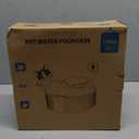 170oz/5L Dog Water Fountain, Large Extra Quiet Pet Water Fountain, Automatic Dog Water Bowl Dispenser with LED Light, Multi-Filtration Cat Water Fountain for Dogs and Cats