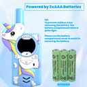 Unicorn Walkie Talkies for Kids,Toys Gifts for 3 4 5 6 7 8 9 Year Old Boys Girls,3 Channels 2 Way Radio Toy, 2 Miles Range for Outside, Camping, Hiking (Blue)