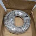 3/8" Stainless Steel Cable 75FT, 7x19 Strands Wire Rope Cable, with 12000 lbs Breaking Strength, Stainless Steel Wire Rope with M10 Clips Clamp and Thimbles for Boat Lifting Winch Cable
