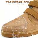 Women's Wide Toe Waterproof Chelsea Orthopedic Boots Ankle Slip on Booties Low Heel Comfortable Flat Lightweight Walking Boots