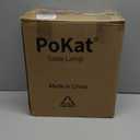 PoKat 23" Orange Table Lamps Decor for Living Room Set of 2, Modern Living Room Lamps for End Table, Ceramic Table Lamps for Bedroom, Contemporary Nightstand Lamps for Home Bedroom Decor