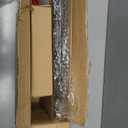 EsLuker.ly Rotating Earring Display Holder Stand for Vendors Events Selling, Large Capacity 64 Hooks Jewelry Rack with Wooden Base for Earring Card Sales, Enhances Retail Display Visibility (Brown+Black)