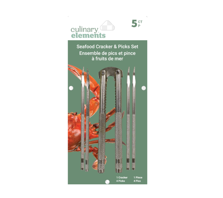 Seafood Cracker And Picks Set, 2 Pack
