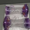 2 Pack Hummingbird Feeders for Outdoors, Built-in Ant Moat & Leakproof, XAROO Glass Hummingbird Feeder with 4 Bee Guard Feeding Ports, Outdoor Garden Dcor, 15OZ, Purple