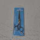 Equinox Professional Razor Edge Series Barber Hair Cutting Scissors - Japanese Stainless Steel Salon Scissors - 6.5 Overall Length - Fine Adjustment Tension Screw - Premium Shears for Hair Cutting (6.5 Inch, Silver)