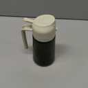 16oz/470ml Glass Olive Oil Sprayer for Cooking - 2 in 1 Olive Oil Dispenser for Kitchen Gadgets, Air Fryer, Salad, and BBQ (beige)