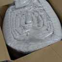 WDCOZY Beige Pick Stitch King Size Quilt Set, Striped Lightweight Soft Summer Spring Bedspread, Bamboo Linen Like Textured Coverlet, Chambray Farmhouse Country Rustic Bedding, Netural Thin Comforter