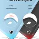 DTTO for iPad Air 2 Case (2014 Released), Ultra Slim Lightweight Smart Case Trifold Stand with Flexible Soft TPU Back Cover for Apple iPad Air 2 (Model A1566/A1567), Sky Blue